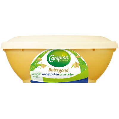 Campina Botergoud ongezouten grasboter kuipje