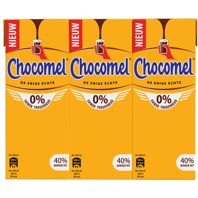 Chocomel 0% suiker toegevoegd multipack