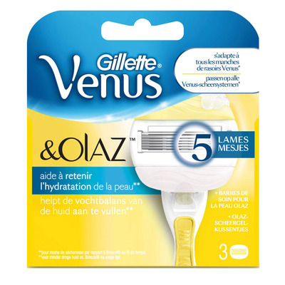 Gillette Vebus comfortglide scheermesjes met olaz