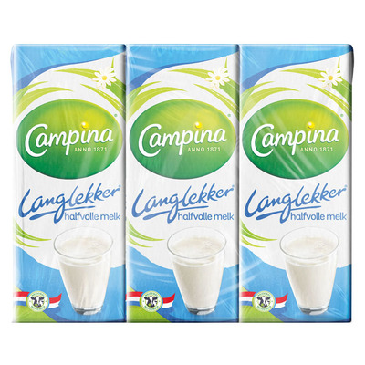 Campina Langlekker halfvolle melk multipack