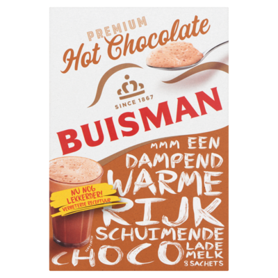 Buisman Oploskoffie hot chocolate