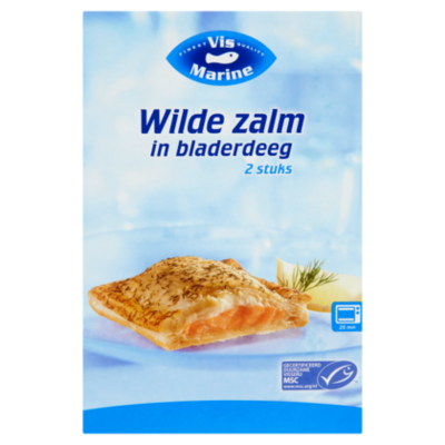 Vis Marine Zalm in bladerdeeg