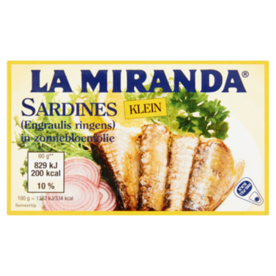 MD Sardines in zonnebloemolie