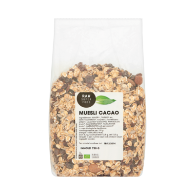 Raw Super Food Muesli Cacao