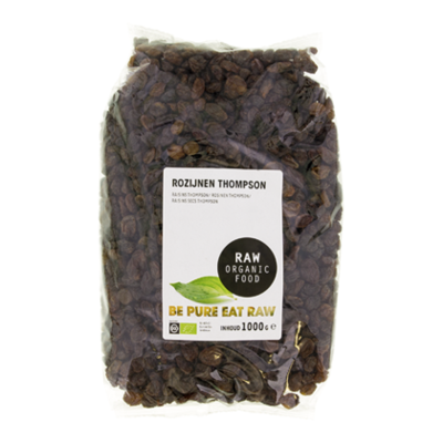 Raw Organic Food Rozijnen Thompson RAW Bio