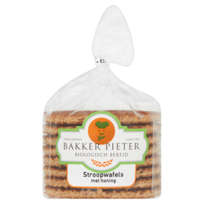 Smaakt Goudse stroopwafels met honing (bio)