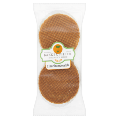 Bakker Pieter Hazelnootwafels 6st