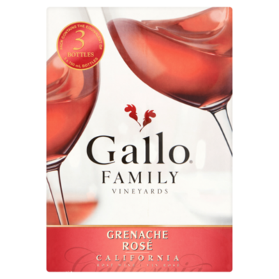 Gallo Grenache rose (bag in box)