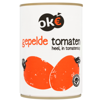 Budget Huismerk Gepelde tomaten