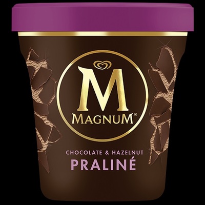 Ola Magnum pint hazelnoot praline