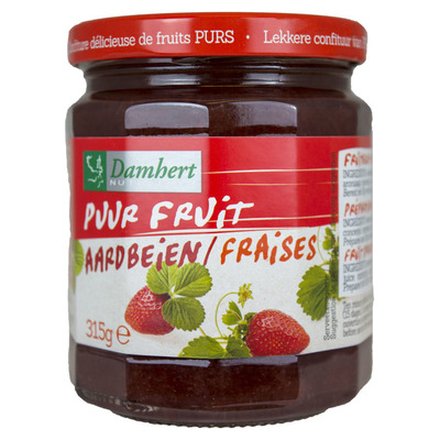 Damhert Aardbeien confituur suikervrij