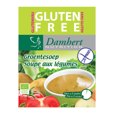 Damhert Biologische groentesoep glutenvrij