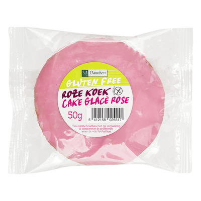 Damhert Roze koeken glutenvrij