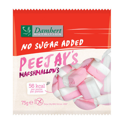 Damhert Peejays marshmallows suikervrij