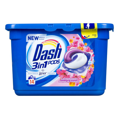 Dash 3in1 pods touch of lenor bouquet