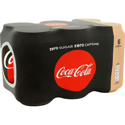 Coca-Cola Zero cafeïnevrij