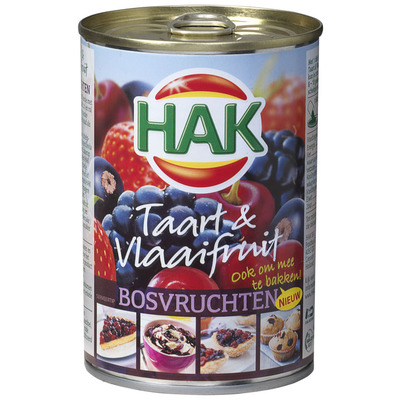 Hak Taart & vlaaifruit bosvruchten