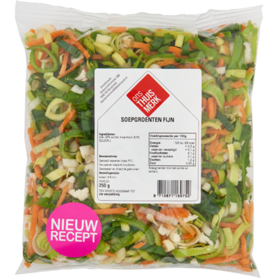 Soepgroenten fijn