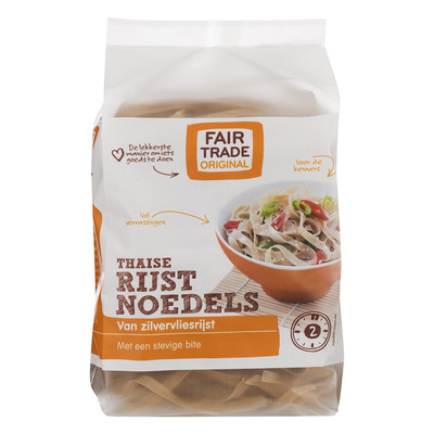 Fairtrade Original Thaise rijst noedels zilvervliesrijst