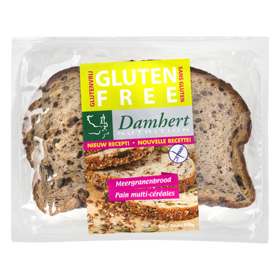 Damhert Meergranenbrood gesneden glutenvrij