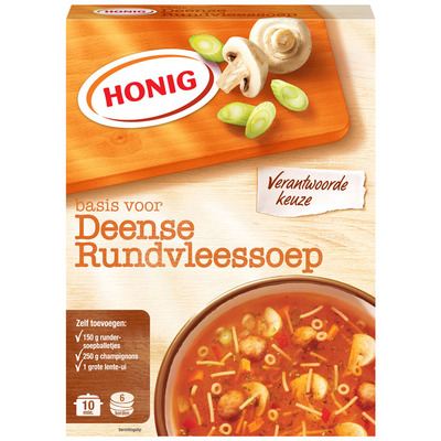 Honig Deense rundvleessoep