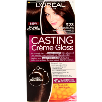 L’Oréal Cast. Crème Gl. 323 HotCho/Donker Parelmoergoudbruin