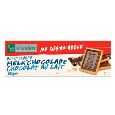 Damhert Petit beurre melkchocolade suikervrij