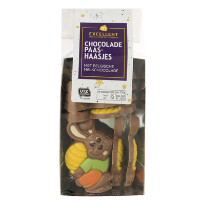 Huismerk Chocolade paashaasjes melk
