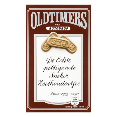 Oldtimers Pittigzoete Sneker zoethoudertjes