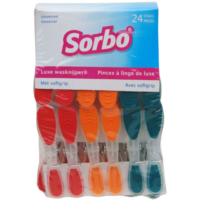 Sorbo Wasknijpers plastic met softgrip