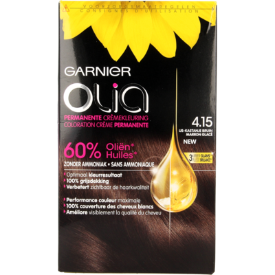 Garnier Olia Permanente Kleuring 4.15 IJs-Kastanjebruin