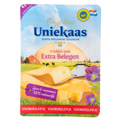 Uniekaas Extra belegen kaas voordeelstuk 48+