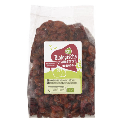 Huismerk Biologisch Cranberry's