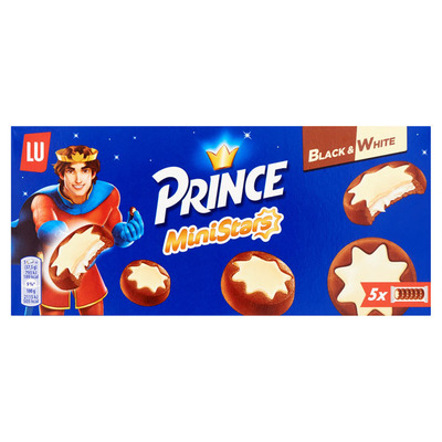 Prince Biscuits ministars black & white