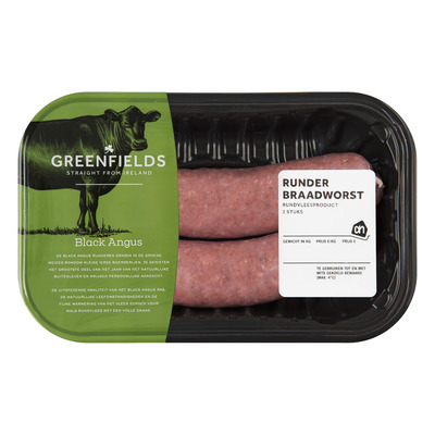 AH Greenfields gekruide runderbraadworst