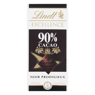 Lindt Excellence dark supreme noir 90%