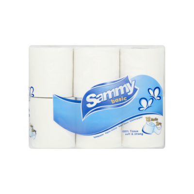 Sammy Basic Toiletpapier 12 Rolls