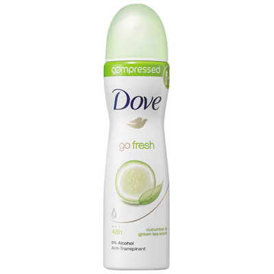 Dove Deodorant spray go fresh cucumber