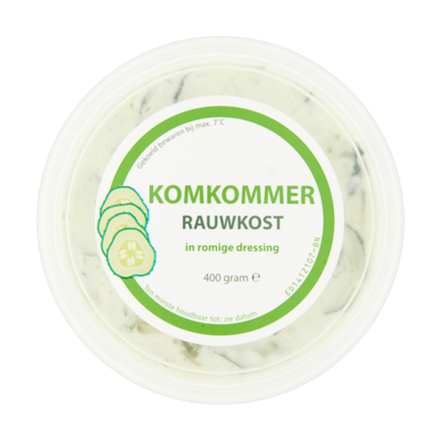 Komkommer Rauwkost in Romige Dressing