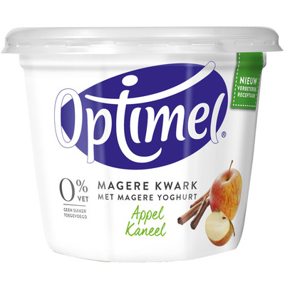 Optimel Magere kwark appel kaneel 0% vet