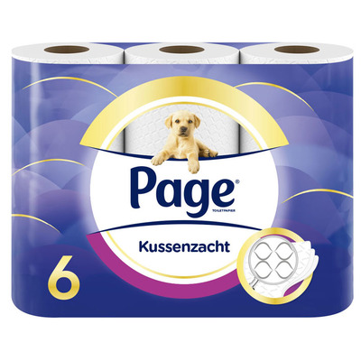 Page Kussenzacht toiletpapier