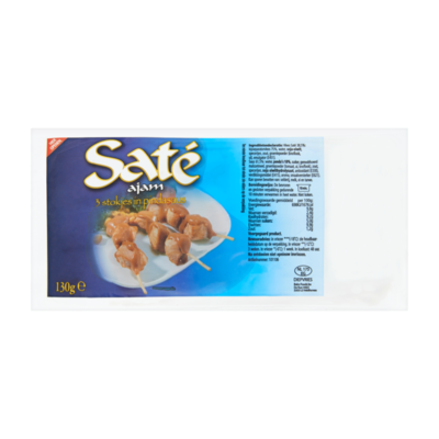 Saté Ajam in Pindasaus 3 Stuks