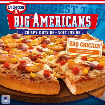 Dr. Oetker Big Americans pizza BBQ chicken