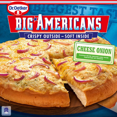 Dr. Oetker Big Americans pizza cheese onion