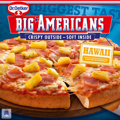 Dr. Oetker Big Americans pizza Hawaii