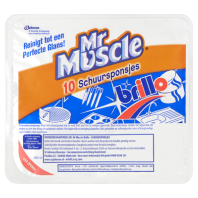 Mr. Muscle Brillo 10 Schuursponsjes
