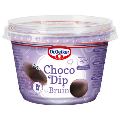Dr. Oetker Choco dip bruin