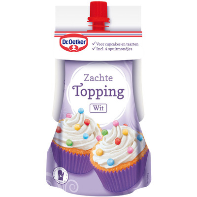 Dr. Oetker Zachte topping wit