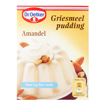 Dr. Oetker Griesmeelpudding amandel