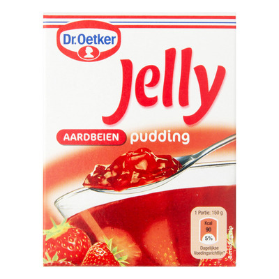 Dr. Oetker Jelly pudding aardbeien